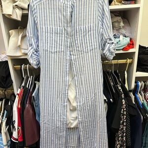 Veronica Beard Bianca Cotton Shirt Dress